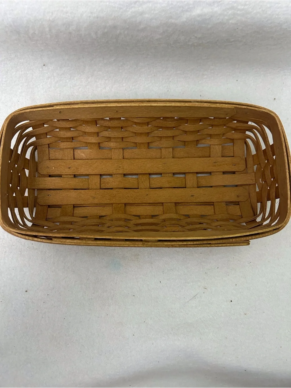Longaberger 2003 Miniature Bread / Cracker Basket